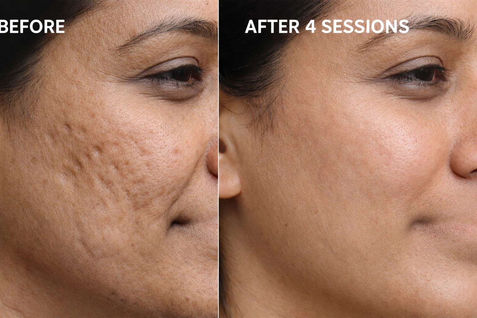 Fractional laser acne scars