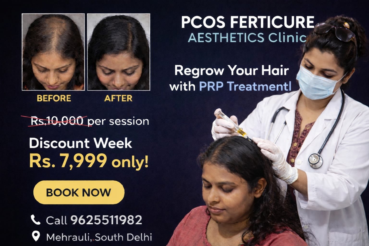 PRP Hair Treatment Delhi