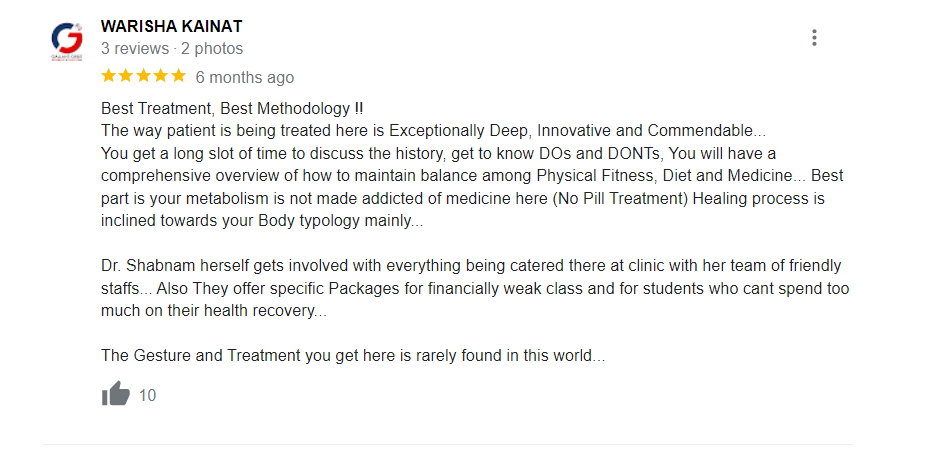 Patient Testimonial - Hear from satisfied individuals at PCOS Ferticure Clinic, sharing their positive experiences and success stories under the expert care of Dr. Shabnam Sharjil in effective PCOS-PCOD treatment.