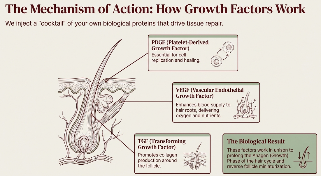 Why PRP hair treatment is effective for hair thinning and hair fall control at PCOS Ferticure Clinic Delhi